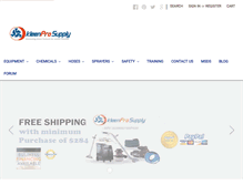 Tablet Screenshot of kleenpro.com